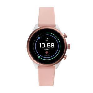 Horlogeband Fossil FTW6022 Kunststof/Plastic Roze 18mm