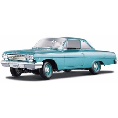 Modelauto - Chevrolet Bel Air 1962 - blauw - schaal 1:18 - speelgoedauto