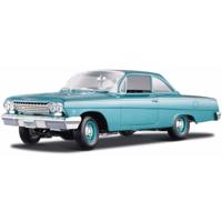 Modelauto - Chevrolet Bel Air 1962 - blauw - schaal 1:18 - speelgoedauto