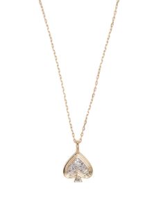 Adina Reyter collier Make Your Move Spade en or 14 ct serti de diamants