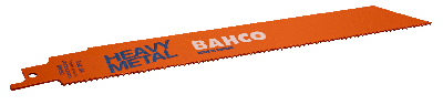 Bahco Reciprozaagblad | Sandflex® bimetaal | voor zwaar metaal | 8/12 TPI | 228 mm - 5-delig - retailverpakking - 3940-228-8/12-ST-5P