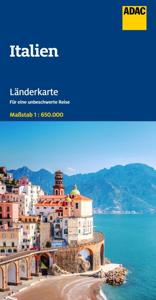 Wegenkaart - landkaart Italien - Italië | ADAC