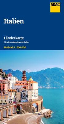 Wegenkaart - landkaart Italien - Italië | ADAC