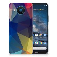 Nokia 8.3 | TPU Hoesje | Polygon Dark
