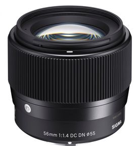 Sigma 56mm F1.4 DC DN | C MILC Telelens Zwart