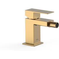 Bidetkraan Tres Cuadro | Opbouw | Mengkraan | 1-hendel | Vierkant | 24k Goud mat