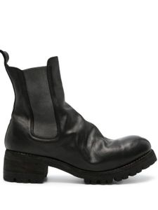 Guidi bottines PL07V en cuir - Noir