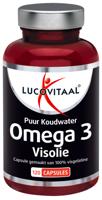Lucovitaal Voedingssupplementen Capsules Omega 3 Visolie Puur Koudwater 120Cap
