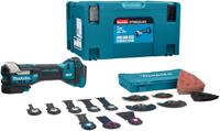 Makita dtm52zjx2 18 v multitool zonder accu`s en lader, met accessoire set in m-box | zonder accu's & lader - dtm52zjx2