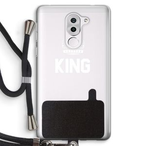 King zwart: Honor 6X Transparant Hoesje met koord