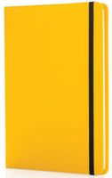 XD Collection notitieboek hardcover A5 polyurethaan geel - thumbnail