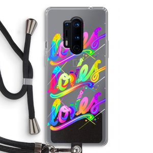 Loves: OnePlus 8 Pro Transparant Hoesje met koord