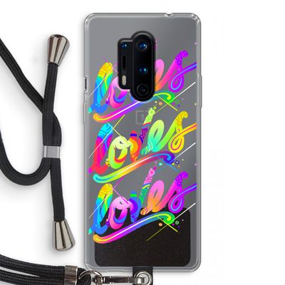 Loves: OnePlus 8 Pro Transparant Hoesje met koord