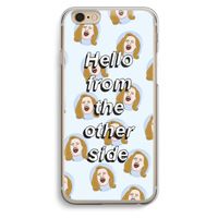 Hello: iPhone 6 / 6S Transparant Hoesje