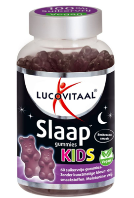 Lucovitaal Voedingssupplementen Slaap Gummies Kids - Bosbessen Smaak 60St Lucovitaal Voedingssupplementen Slaap Gummies Kids - Bosbessen Smaak 60St