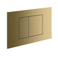 Hotbath &MORE Bedieningspaneel geschikt voor Geberit UP320/UP720/TECE Box 8 BBP PVD Geborsteld Messing PVD (BAS320BBP)