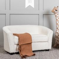 Nohr Kinderbank 'Stephany' Teddy, kleur Wit Nohr Kinderbank 'Stephany' Teddy, kleur Wit