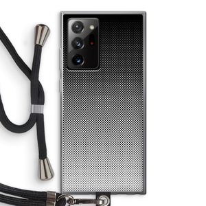 Musketon Halftone: Samsung Galaxy Note 20 Ultra / Note 20 Ultra 5G Transparant Hoesje met koord