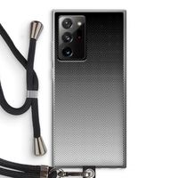 Musketon Halftone: Samsung Galaxy Note 20 Ultra / Note 20 Ultra 5G Transparant Hoesje met koord