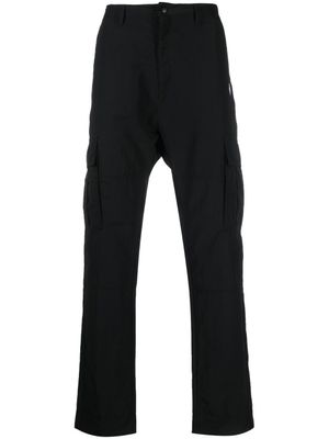 Marcelo Burlon County of Milan pantalon cargo à logo brodé - Noir