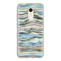 Watercolor Agate: Xiaomi Redmi 5 Transparant Hoesje