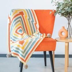 Haakpatroon Yarn and Colors Amazing Square Darts Blanket