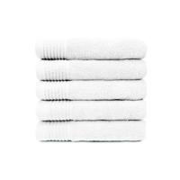 The One Badhanddoek Deluxe 70x140 550 gr Wit (5 stuks) The One Badhanddoek Deluxe 70x140 550 gr Wit (5 stuks)