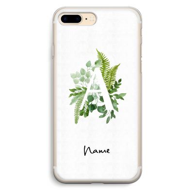 Green Brush: iPhone 7 Plus Transparant Hoesje