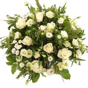 Witte rouwbloemen bestellen