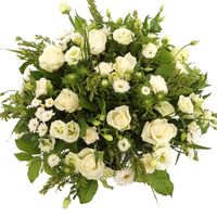 Witte rouwbloemen bestellen