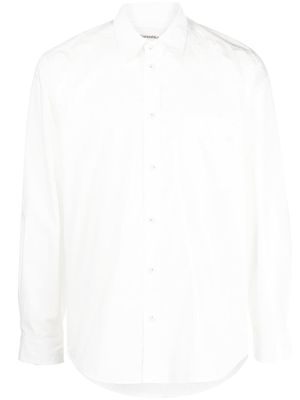 Nanushka chemise en coton à manches longues - Blanc