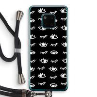 Eye pattern #3: Huawei Mate 20 Pro Transparant Hoesje met koord