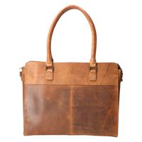 Leather Design Handtas/Schoudertas Hunter 15.6'' Bruin Leather Design Handtas/Schoudertas Hunter 15.6'' Bruin