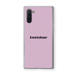 kwetsbaar: Samsung Galaxy Note 10 Transparant Hoesje