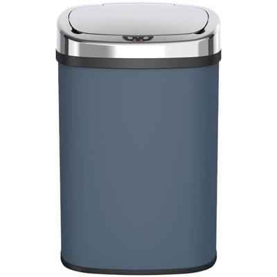 Automatische keukenprullenbak - MAJESTIC - KITCHEN MOVE - 58 L - Matgrijs roestvrij staal met rand
