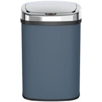 Automatische keukenprullenbak - MAJESTIC - KITCHEN MOVE - 58 L - Matgrijs roestvrij staal met rand