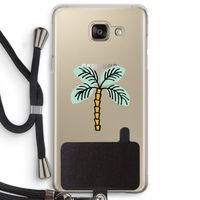 Palmboom: Samsung Galaxy A5 (2016) Transparant Hoesje met koord