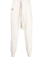 Rick Owens DRKSHDW pantalon sarouel à logo imprimé - Tons neutres