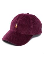 Polo Ralph Lauren casquette en velours côtelé à logo - Rouge