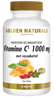 Golden Naturals Vitamine C 1000mg met rozenbottel Tabletten