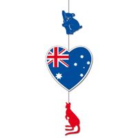 Australie vlag thema hangdecoratie 85 x 30 cm   -