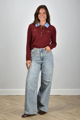 Self Portrait jeans AW25-828PA-BL blue
