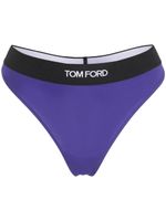 TOM FORD string à logo imprimé - Violet