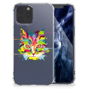 iPhone 12 Pro Max Stevig Bumper Hoesje Cat Color