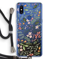 Sweet little flowers: Xiaomi Mi Mix 3 Transparant Hoesje met koord