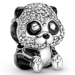 Pandora 790771C01 Bedel Sparkling Cute Panda zilver-zirconia zwart-wit