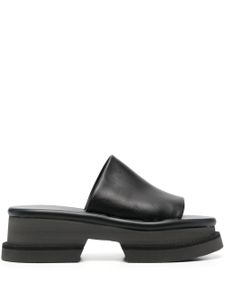 Clergerie mules Faith à plateforme - Noir