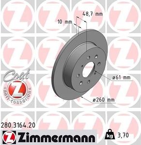 Remschijf Coat Z 280316420