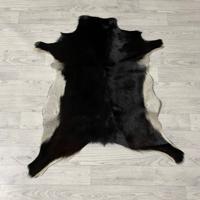 Geitenhuid bruin zwart wit 90x85cm