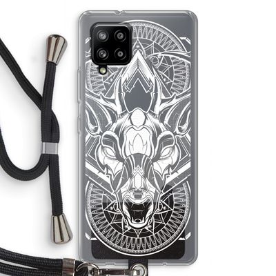 Oh Deer: Samsung Galaxy A42 5G Transparant Hoesje met koord